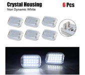 Luz de carga del maletero del automóvil Luz de carga LED interior Luz de cúpula Área de carga para Ford Transit 150 250 350 Van 2024 6pcs blanco