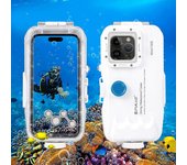 Estuche de buceo impermeable PULUZ 40m / 130ft para iPhone 15 Pro Max / 15 Plus / 14 Plus / 14 Pro Max / 13 Pro Max / 12 Pro Max / 11 Pro Max