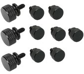 10Pcs/Lot UNC6 -32 M3.5 Tornillo de mano para soporte de GPU Caja de computadora de la fuente de alimentación Tornillos del panel lateral PC Assemb...