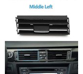 Interior del tablero del coche Aire acondicionado Ac Vent Outlet Grille Kit de reparación para BMW Serie 3 E90 E91 E92 E93 318i 320i 325i Centro Iz...