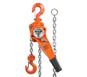 Vevor Polipasto manual de cadena de palanca, 3/4 de tonelada 1650 lbs de capacidad 5 pies Vamos, acero al carbono galvanizado G80 con freno Weston ...