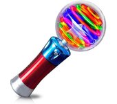 Varita de juguete luminosa de bola mágica para niños llevó varitas intermitentes para niños y niñas