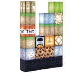 Lámpara de construcción de bloques con licencia oficial de Minecraft 16 bloques de iluminación personalizables - decoración interactiva, juguete, l...