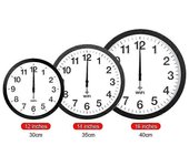 Sincronización automática de la hora Wifi Reloj de pared de 12 pulgadas Blanco