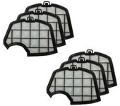 6PCS para Vorwerk Kobold Reemplace Filtros Protección del motor VK150 VK140 Accesorios Negro blanco