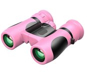 Heyone Prismáticos para niños pequeños y niñas - Juguete binocular para niños - Prismáticos para niños de alta resolución para la observación de av...