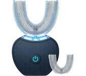 Cepillo de dientes eléctrico, cepillo de dientes automático, cepillo de dientes sónico en forma de U Kit de blanqueamiento dental con cabezal de ce...