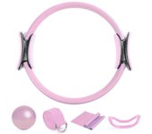 Juego de anillos de pilates, círculo mágico, mini pelota de pilates a prueba de explosiones, banda de alta resistencia elástica, yog