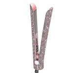 Wexary Plancha Y Rizador Profesional De Oro Rosa, Plancha De Diamante Dorisilk Titanium, Rizador Recto 2 En 1
