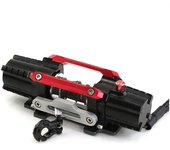 Cabrestante simulado de metal de doble motor para 1/8 1/10 Rc Crawler Car Axial Scx10 Trx4 D90 Redcat Upgrade Pa Como se muestra