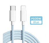 20W PD USB C Cable for iPhone 14 13 12 Pro Max Fast Charging USB C Cable for iPhone 12 Mini Pro Max Data USB Type C Cable 1/2M
