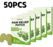 50pcs Knee Patch Wormwood Knee Sticker Yesster Extract Analgesic Cartilage Pain Relevening Patch Self-heating Herbal