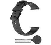 Para correa de reloj de silicona Polar Vantage V2 Negro