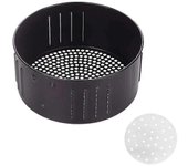 Cesta de reemplazo de la freidora de aire, para todo el horno de la freidora de aire, accesorios de la freidora de aire, cesta de fritura antiadher...