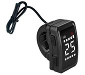 Pantalla de la bicicleta eléctrica DZ40 para el motor central BBS01 02 Piezas de la bicicleta eléctrica HD Negro