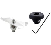 Reemplazo avanzado de cuchillas con kit de zócalo de accionamiento para Vitamix Advanced Series Touch and Go Quiet One negro plateado