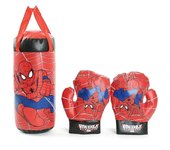 Juego de juguetes de boxeo Spiderman Impresión Alivio de estrés Guantes de saco de boxeo de descompresión de PVC para niños