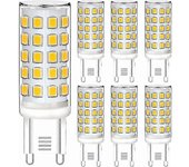 G9 Led Regulable Blanco Cálido G9 Lámpara Led 5w 230v Equivalente a 40w Luz halógena 430lm Brillante 2700k G9 Lámpara Led 360 ángulo de haz amplio ...