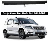 Cubierta de carga trasera para Skoda Yeti 2014-2021 pantalla de seguridad de la pantalla del maletero de privacidad Pantalla de seguridad Accesorio...