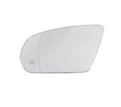 Punto ciego del espejo retrovisor del ala izquierda con calefacción para C, E, S, GLC Clase W205 W222 W213 X253 2013-2021 Blanco