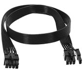 Cable modular de 8 pines para GPU PCIE Corsair Cable de alimentación de 8 pines a 6 + 2 pines extendido Single head 65cm