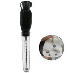 Batidora eléctrica de mano de 220-240 V, batidora de leche, batidora de huevos, batidora de huevos, batidora de huevos para el hogar. Negro EU Plug