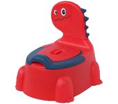 Nuevo orinal mejorado para bebés, dinosaurios separados Entrenamiento para niños pequeños rojo