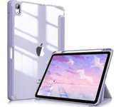 Ipad Air 5ª generación (2022) / Ipad Air 4ª generación (2022) Cubierta a prueba de golpes de 10,9 pulgadas con carcasa trasera transparente transpa...