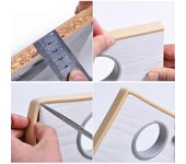 5M Cinta autoadhesiva para cantear muebles Tablero de madera Mesa de armario Cubierta protectora de silla Tira de sellado en forma de U beige 12 mm