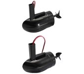 1Pair para el motor del barco RC de pesca Flytec 2011-5 para el barco de cebo 2011-5 actualizado, lado izquierdo y lado derecho negro