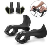 1 par de extremos de manillar de bicicleta de montaña de BTT antideslizante Extremos de barra de bicicleta de 22,2 mm Agarres de manillar de nylon ...