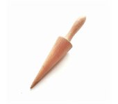 Rodillo de pizzelle Krumkake Fabricante de conos Madera Molde de cono de helado Herramienta de cocina de cocina de bricolaje para pastel de gofres ...