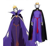 Disfraces de cosplay de Evil Queen Mujeres Disney The Snow White Evil Queen Cosplay Traje de vestido Disfraces de carnaval de Halloween para adultos L