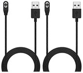 Cable de cargador magnético de 2 piezas, para Aeropex AS800, OpenRun Pro, OpenRun, OpenComm Auricular de conducción ósea negro