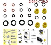 2 0pcs Karcher K2 K3 K4 K5 K6 K7 anillo de sello de la lavadora a presión sello de junta tórica 2.640-729.0