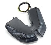 Para DUCATI Hypermotard 821 939 950 Motocicleta LED Luz trasera Luz de freno Luces de giro Luz trasera Luz trasera Negro