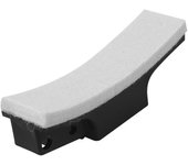 Pastillas de freno de bicicleta estática Almohadilla peluda Pastillas de freno de bicicleta giratorias compatibles Negro