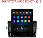 JIULUNET Android de 9,7" para TOYOTA Verso EZ 2007 - 2016 Tesla Tipo de coche Radio Multimedia Reproductor de vídeo Navegación