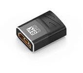 Extensor compatible con HDMI 8K HD 2.1 Conector hembra a hembra Cable Adaptador de extensión Acoplador para conmutador de TV PS5/4 1pcs