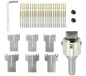 Juego de brocas de anillo de 30 piezas, hojas de 16-21 mm Broca de anillo de madera Fabricante de anillos de madera Cuentas de madera Dr Dr SilverGold