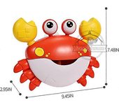 Juguetes de baño para bebés para niños Música Dinosaurios Cangrejos Máquina de burbujas Juguetes de baño Jabón de bañera Juguetes automáticos para ...