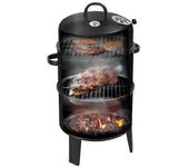 Estufa de barbacoa ahumada de gran capacidad Horno a la parrilla Negro 84x40cm