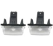 2x Car Rear Plate Light Lamp For Verso 2009-2012 Yaris Levin Corolla 2007-2014 81270-0F020