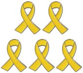 Juego De 5 Broches De Cinta Pin Hermoso Diseño Cinta Esmalte Pin Material De Aleación Tw Amarillo