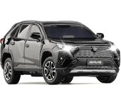 1:32 Toyota Rav4 Suv Aleación Modelo de coche fundido a presión Metal Juguete Vehículos Modelo de coche Simulación Sound Light Colección Niños Jugu...