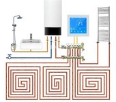 Termostato inteligente WiFi Controlador de temperatura Pantalla LCD Semana Programable para calentamiento de agua Tuya APP Control Compatible con A...