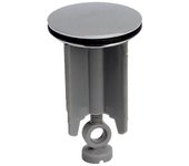 Tapón de lavabo universal, tapón de lavabo universal de 40 mm Tapón de lavabo Tapón de fregadero para bidé de lavabo Altura ajustable, acero inoxid...