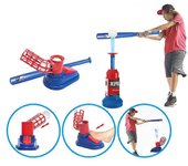 Juego de juguetes lanzador de béisbol para niños Deportes de interior para niños Deportes al aire libre Juguetes de fitness Tipo de pie