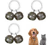 3pcs Extra Loud Cat And Dog Bells Pet Tracker Bells Dog Bells Para Collar Pet-dwdz