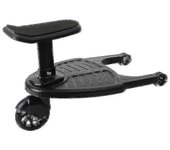 Universal 2in1 Stroller Ride Board con asiento desmontable Segundo artefacto para niños Accesorio de cochecito de niño con asiento de silla de montar